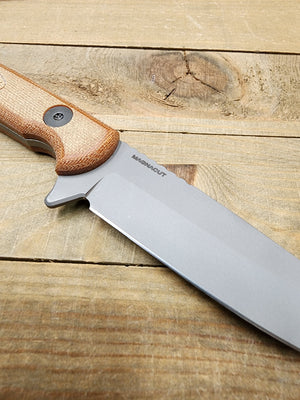 American Blade Works Fixed Blade (Brown Micarta)