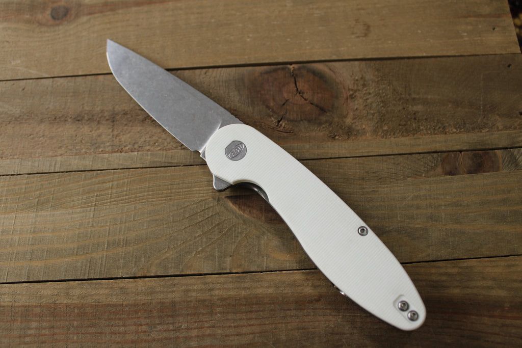 Model 1 Titanium Frame Lock (G10 Pure White)
